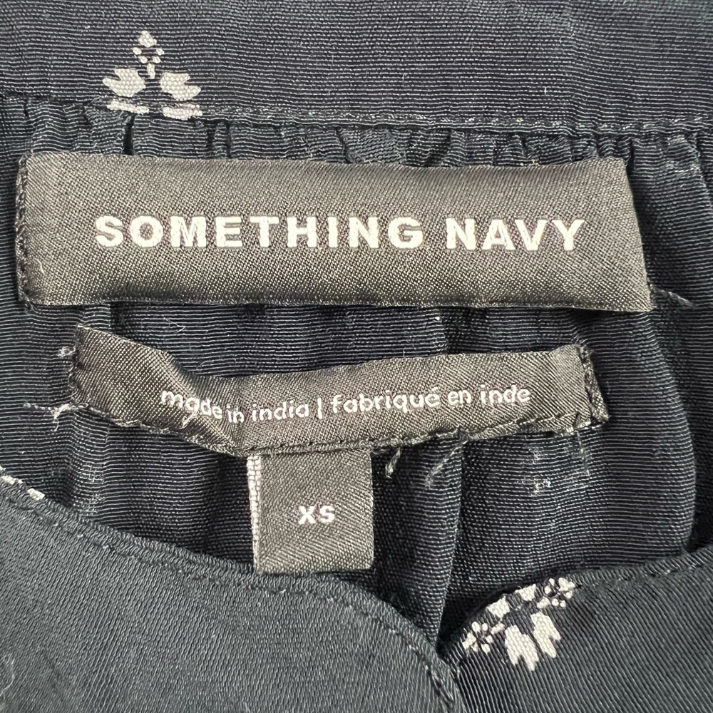 Something Navy Button Down Top - image 4